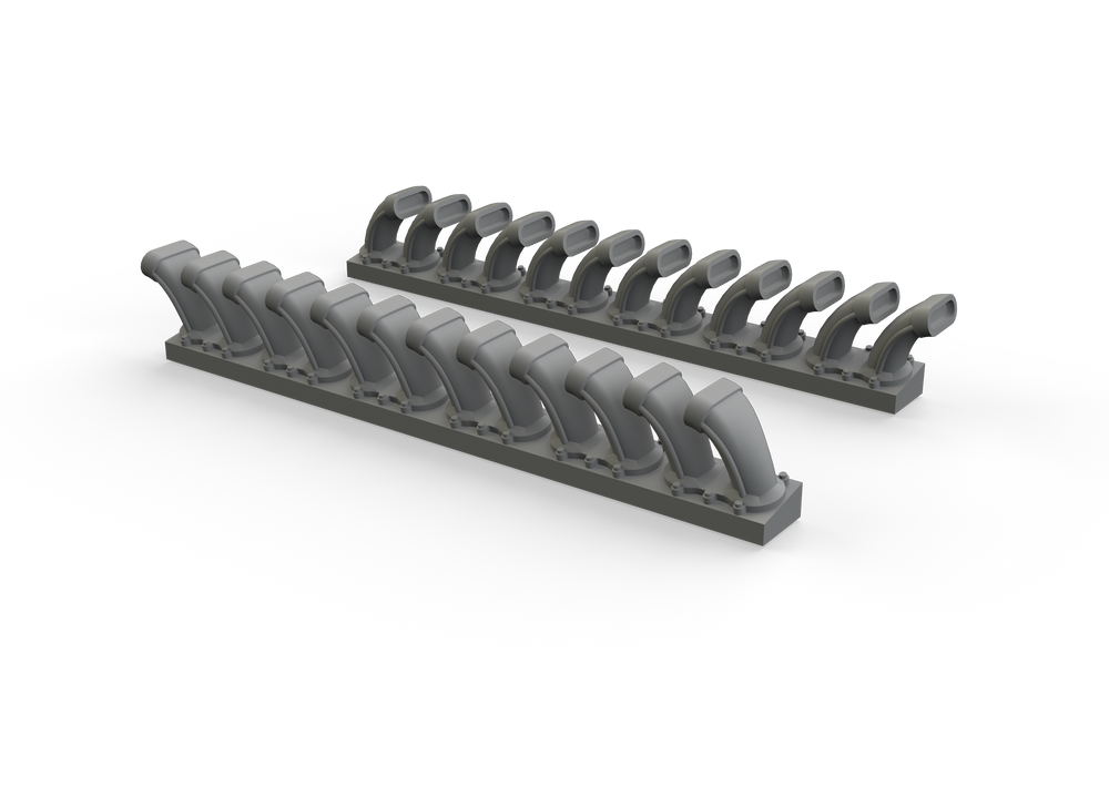 Eduard Brassin ED648508 1:48 Bell P-400 Airacobra exhaust stacks