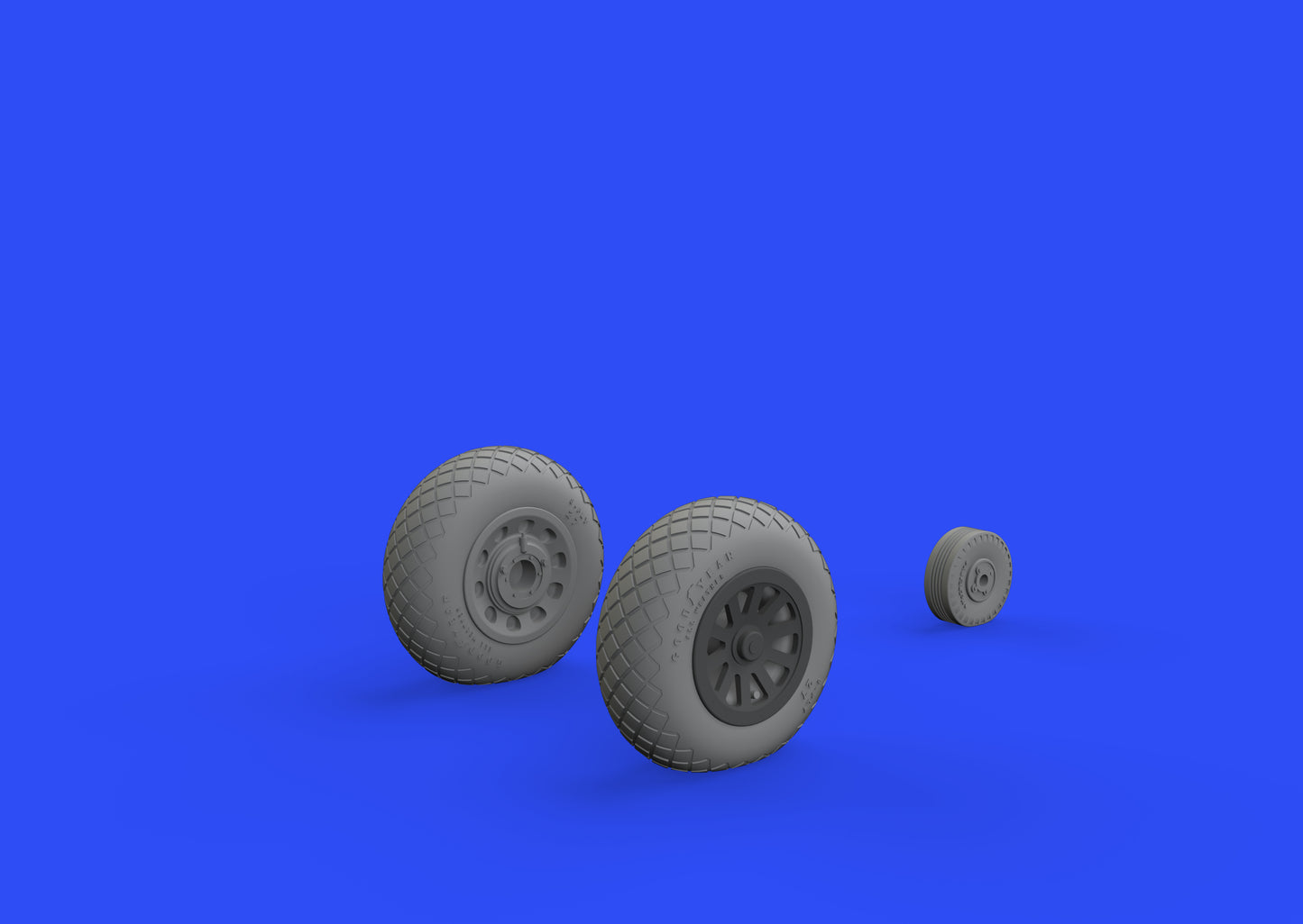 Eduard Brassin ED648511 1:48 P-51D-5 Mustang Diamond Tread Weighted Wheels
