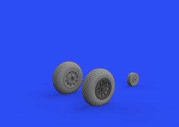 Eduard Brassin ED648511 1:48 P-51D-5 Mustang Diamond Tread Weighted Wheels
