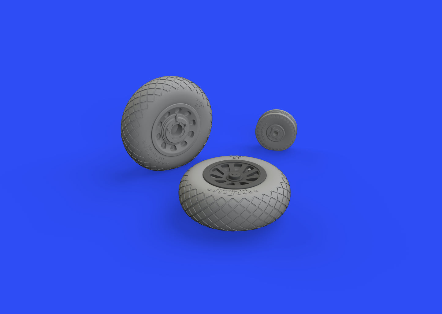Eduard Brassin ED648511 1:48 P-51D-5 Mustang Diamond Tread Weighted Wheels