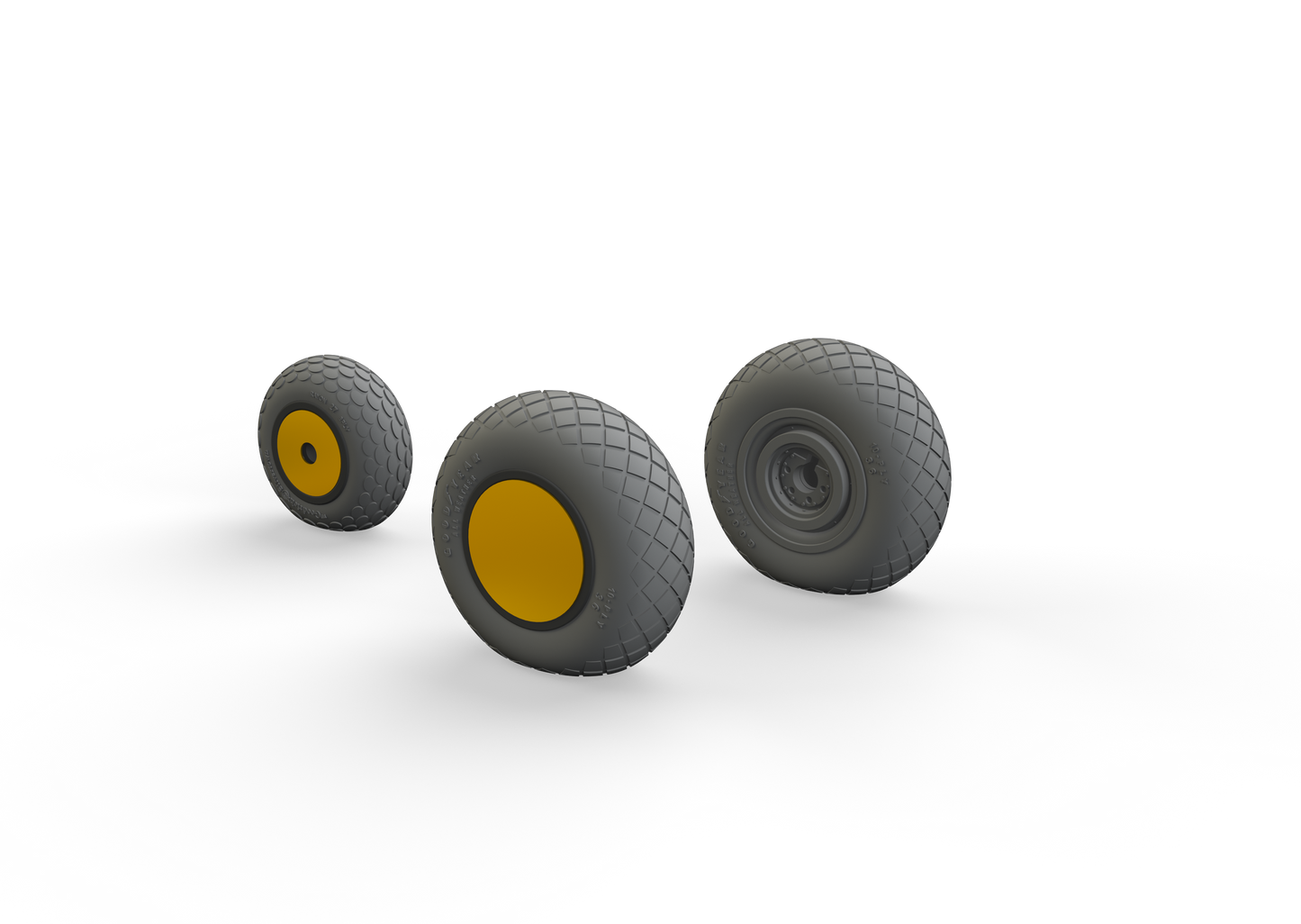 Eduard Brassin ED648515 P-38F/G Lightning Weighted Wheels 1:48