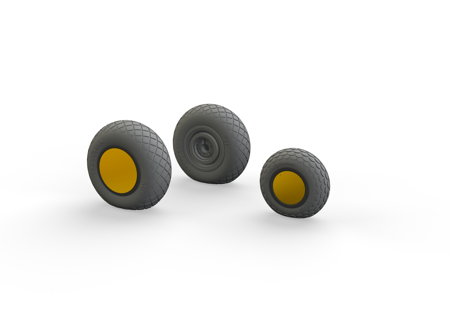 Eduard Brassin ED648515 P-38F/G Lightning Weighted Wheels 1:48