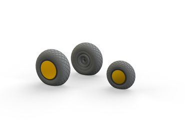 Eduard Brassin ED648515 P-38F/G Lightning Weighted Wheels 1:48