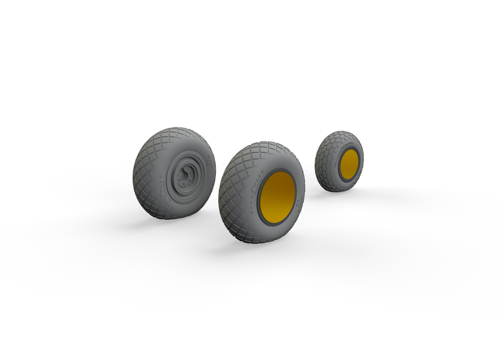 Eduard Brassin ED648515 P-38F/G Lightning Weighted Wheels 1:48