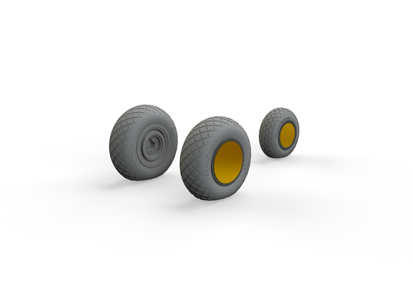 Eduard Brassin ED648515 P-38F/G Lightning Weighted Wheels 1:48