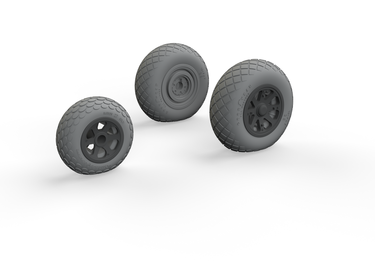 Eduard Brassin ED648515 P-38F/G Lightning Weighted Wheels 1:48