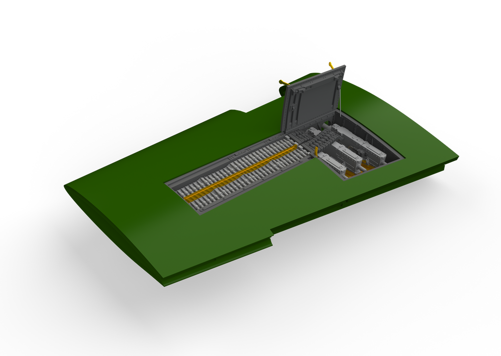 Eduard Brassin ED648517 1:48 North-American P-51D-5 Mustang gun bays