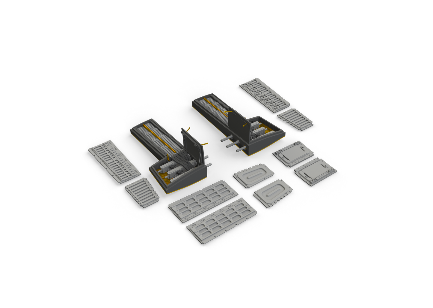 Eduard Brassin ED648517 1:48 North-American P-51D-5 Mustang gun bays