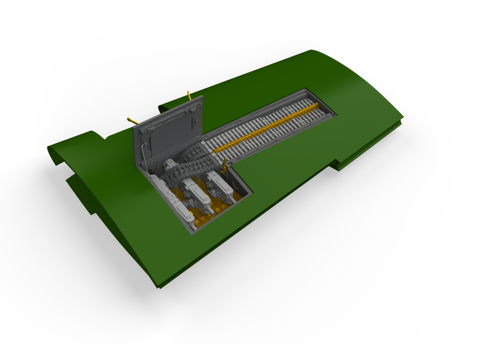 Eduard Brassin ED648517 1:48 North-American P-51D-5 Mustang gun bays