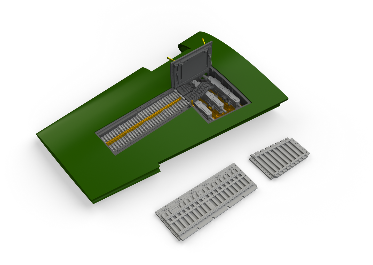Eduard Brassin ED648517 1:48 North-American P-51D-5 Mustang gun bays