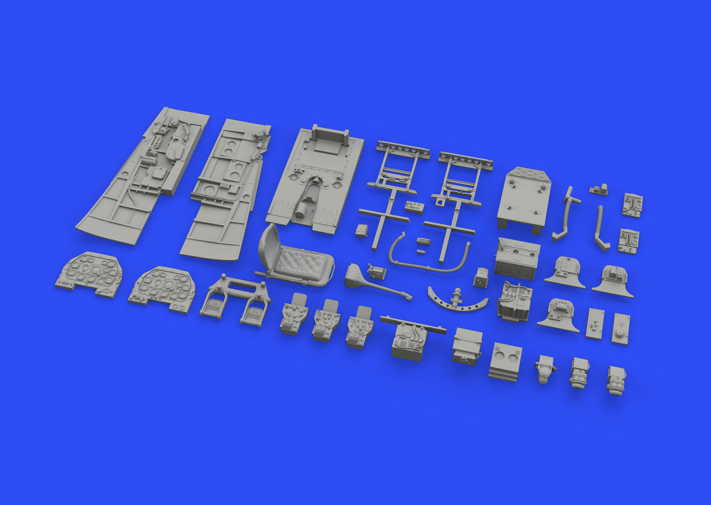 Eduard Brassin ED648522 1:48 North-American P-51D Mustang cockpit