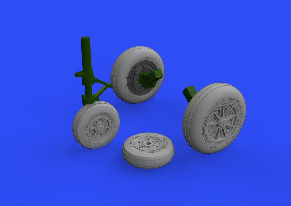 Eduard Brassin ED648524 F-104G Starfighter Late Weighted Wheels 1:48