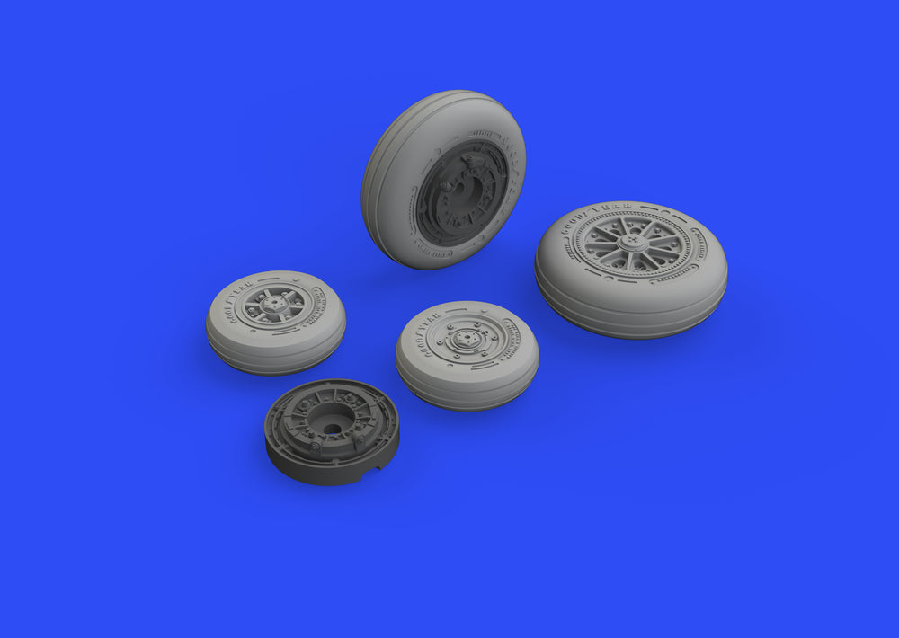 Eduard Brassin ED648524 F-104G Starfighter Late Weighted Wheels 1:48