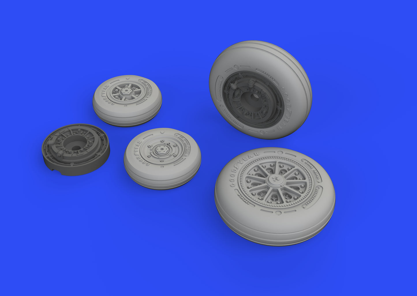 Eduard Brassin ED648524 F-104G Starfighter Late Weighted Wheels 1:48