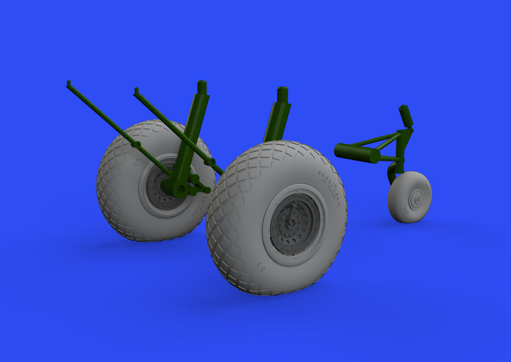 Eduard Brassin ED648529 B-17G Flying Fortress Weighted Wheels 1:48