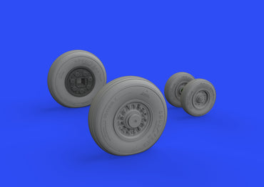 Eduard Brassin ED648530 1:48 Grumman F-14D Tomcat wheels with Wtd tyre effect