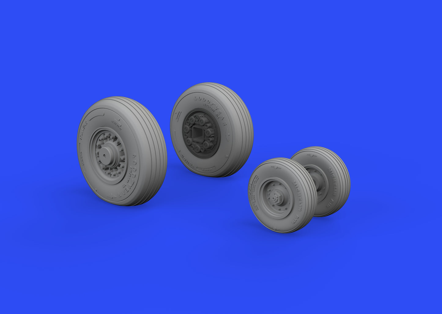 Eduard Brassin ED648530 1:48 Grumman F-14D Tomcat wheels with Wtd tyre effect