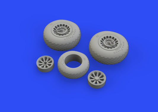 Eduard Brassin ED648534 A-26B/B-26 Invader Weighted Wheels 1:48