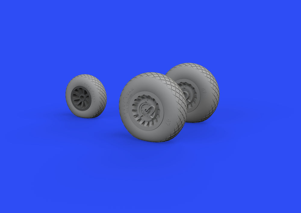 Eduard Brassin ED648534 A-26B/B-26 Invader Weighted Wheels 1:48