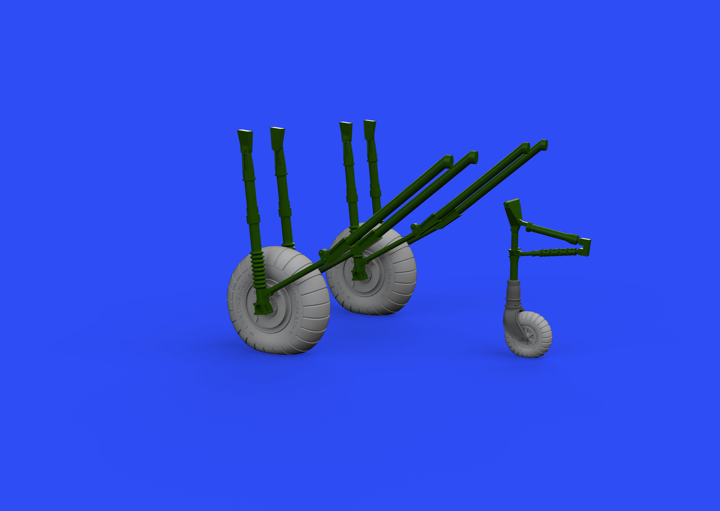 Eduard Brassin ED648542 1:48 Heinkel He-111H-6 early wheels with Wtd tyre effect