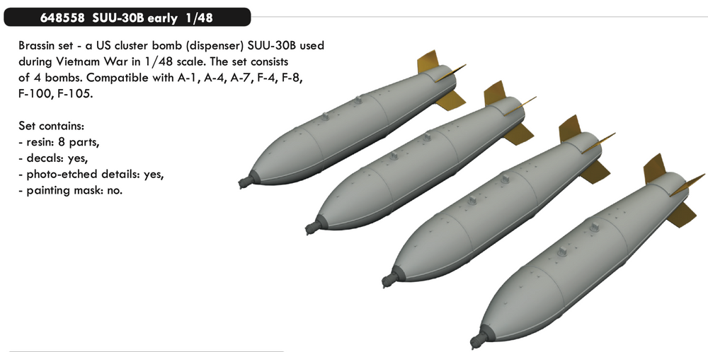 Eduard Brassin ED648558 1:48 SUU-30B early