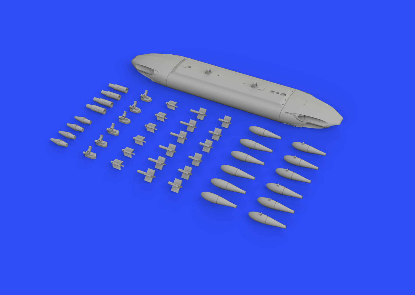 Eduard Brassin ED648566 1:48 SUU-20 dispenser with BDU-33 & Mk.76 bombs