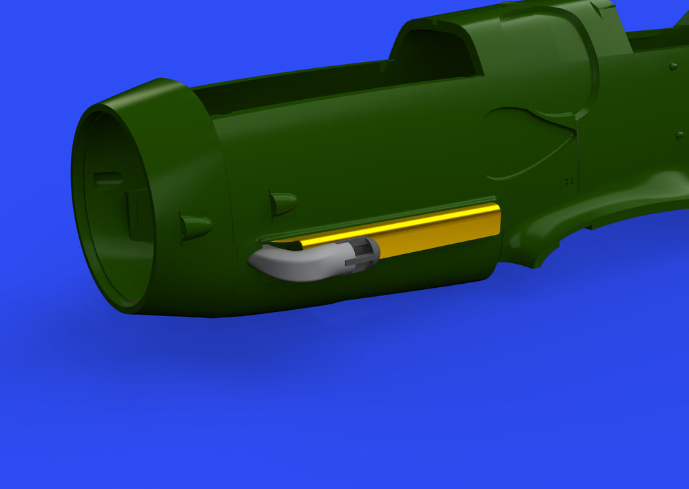 Eduard Brassin ED648583 1:48 Messerschmitt Bf-109G-6 Eberspacher acoustic pipes