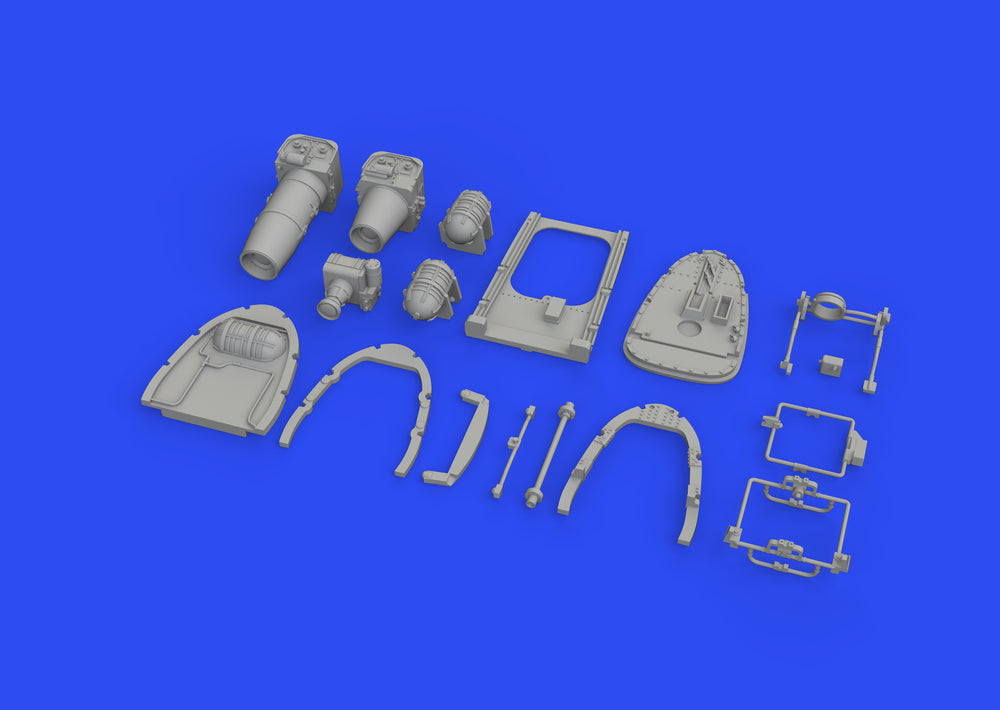 Eduard Brassin ED648599 1:48 North-American F-6D Mustang cameras