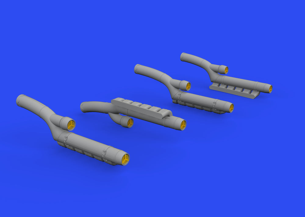 Eduard Brassin ED648606 1:48 Messerschmitt Bf-110G-4 exhaust stacks