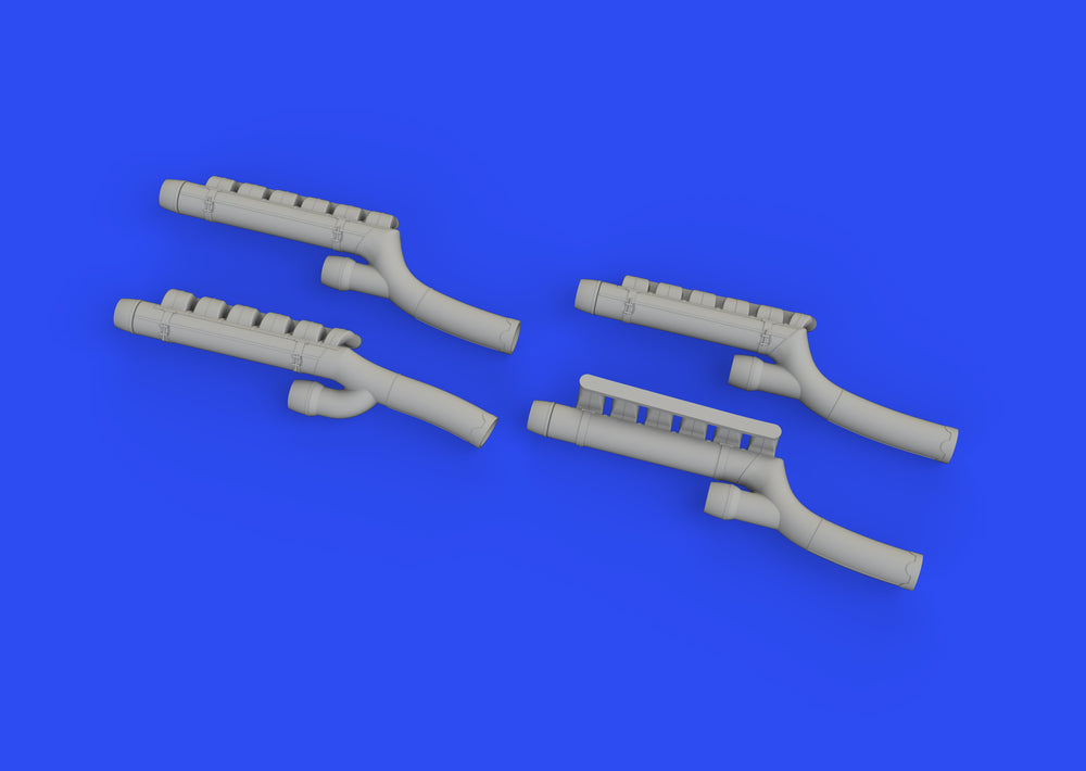 Eduard Brassin ED648606 1:48 Messerschmitt Bf-110G-4 exhaust stacks
