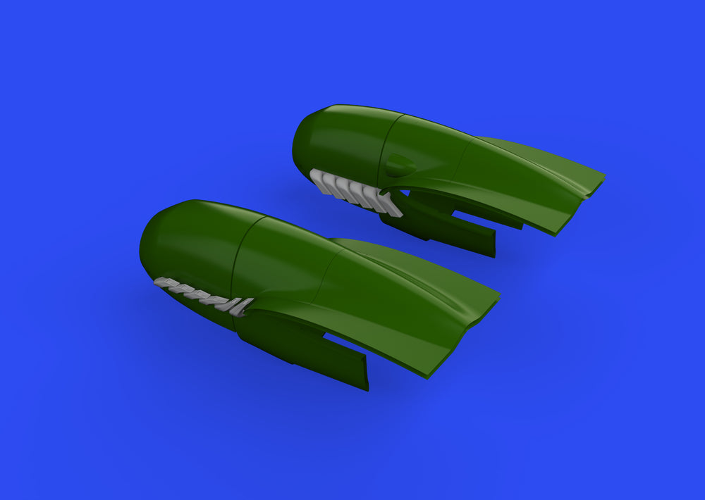 Eduard Brassin ED648607 1:48 Messerschmitt Bf-110C/Bf-110D/Bf-110E exhaust stack