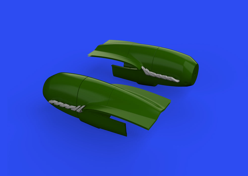 Eduard Brassin ED648607 1:48 Messerschmitt Bf-110C/Bf-110D/Bf-110E exhaust stack