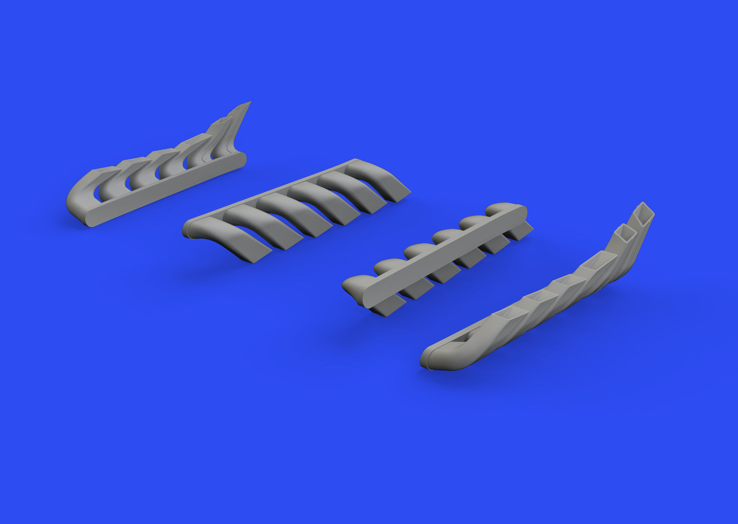 Eduard Brassin ED648607 1:48 Messerschmitt Bf-110C/Bf-110D/Bf-110E exhaust stack