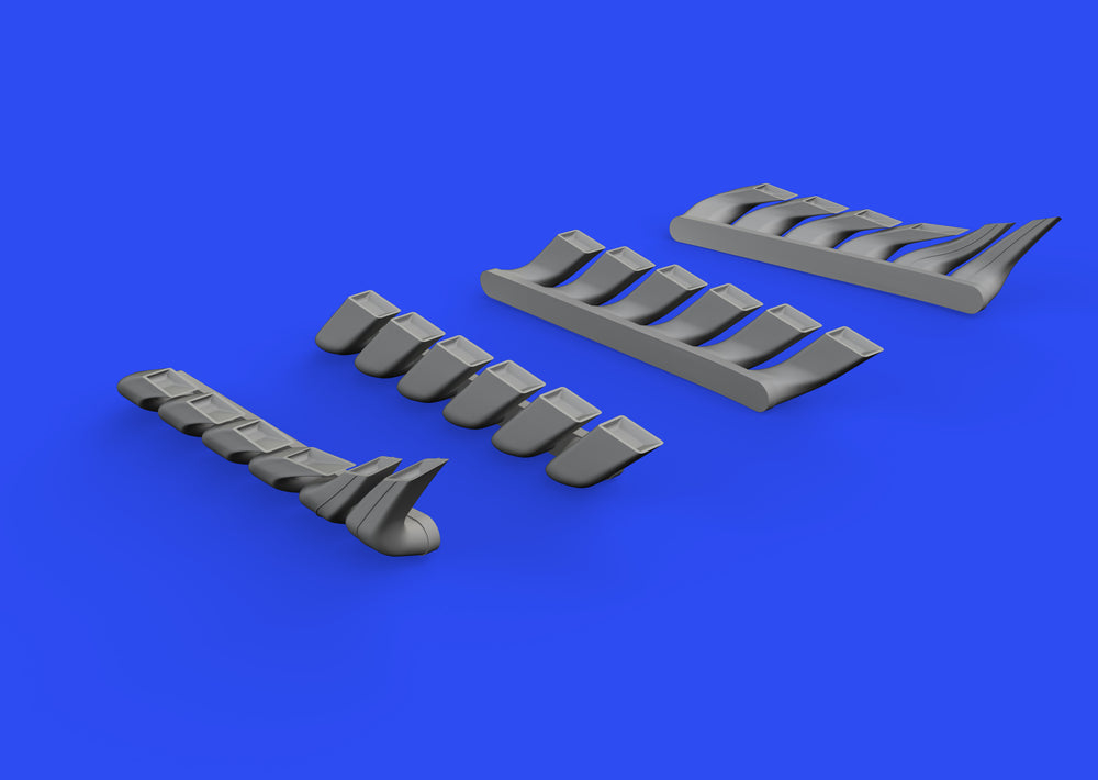 Eduard Brassin ED648607 1:48 Messerschmitt Bf-110C/Bf-110D/Bf-110E exhaust stack