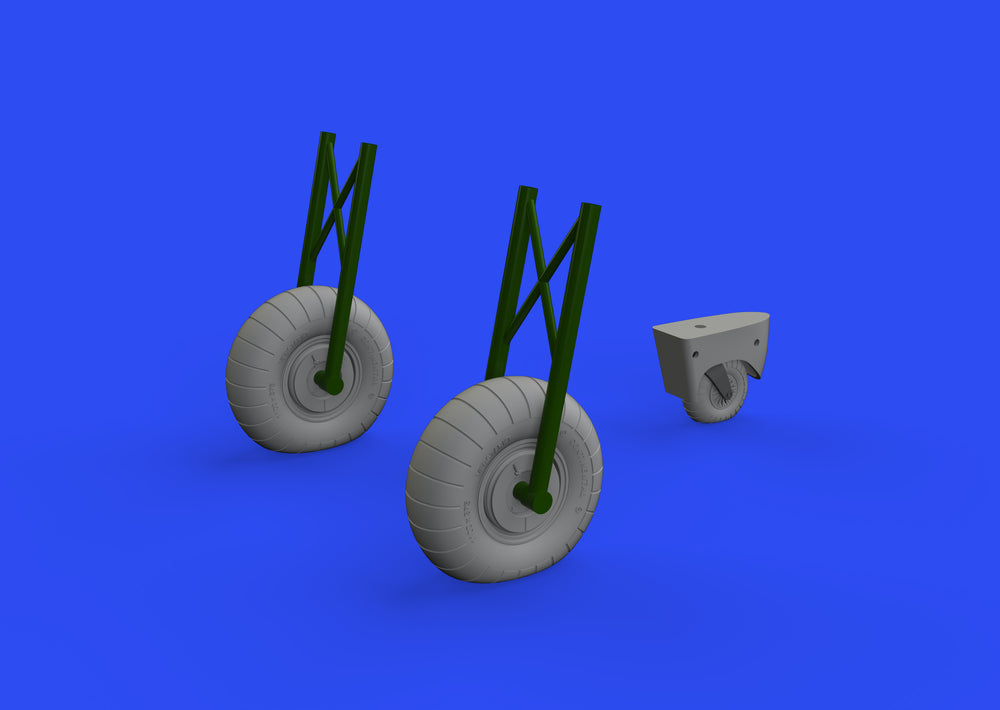 Eduard Brassin ED648608 1:48 Dornier Do-17Z wheels with weighted tyre effect