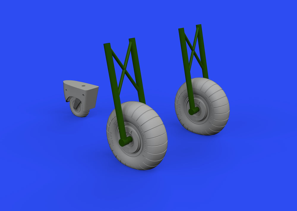 Eduard Brassin ED648608 1:48 Dornier Do-17Z wheels with weighted tyre effect