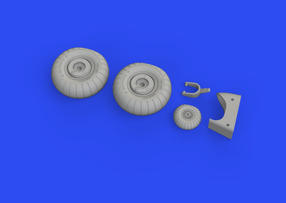 Eduard Brassin ED648608 1:48 Dornier Do-17Z wheels with weighted tyre effect