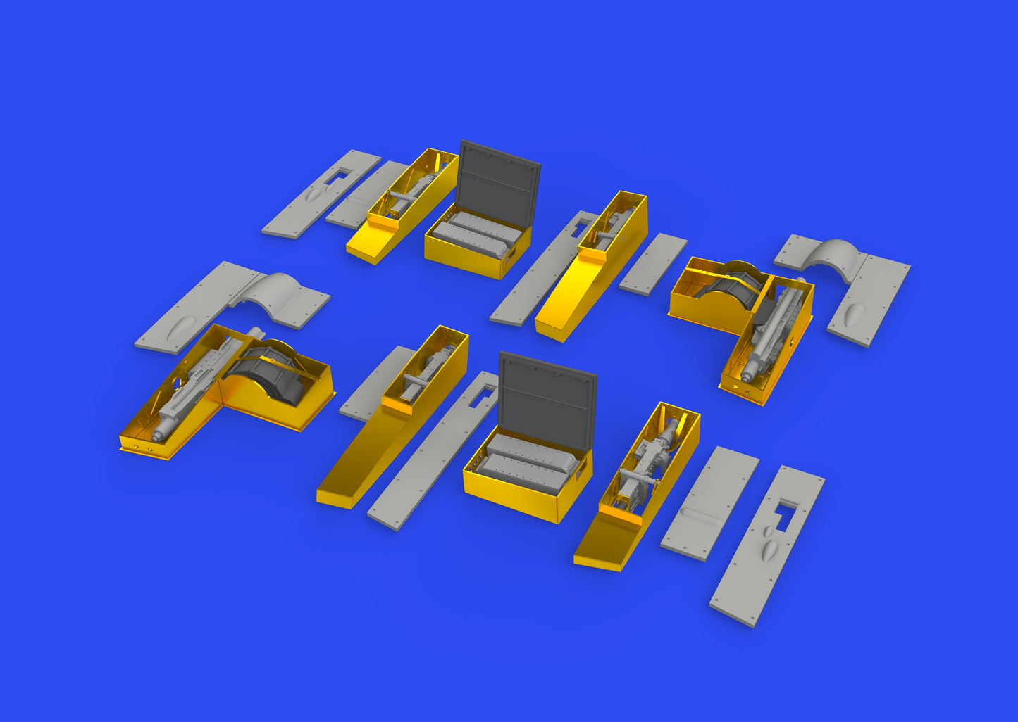 Eduard Brassin ED648611 1:48 Supermarine Spitfire Mk.IIb gun bays