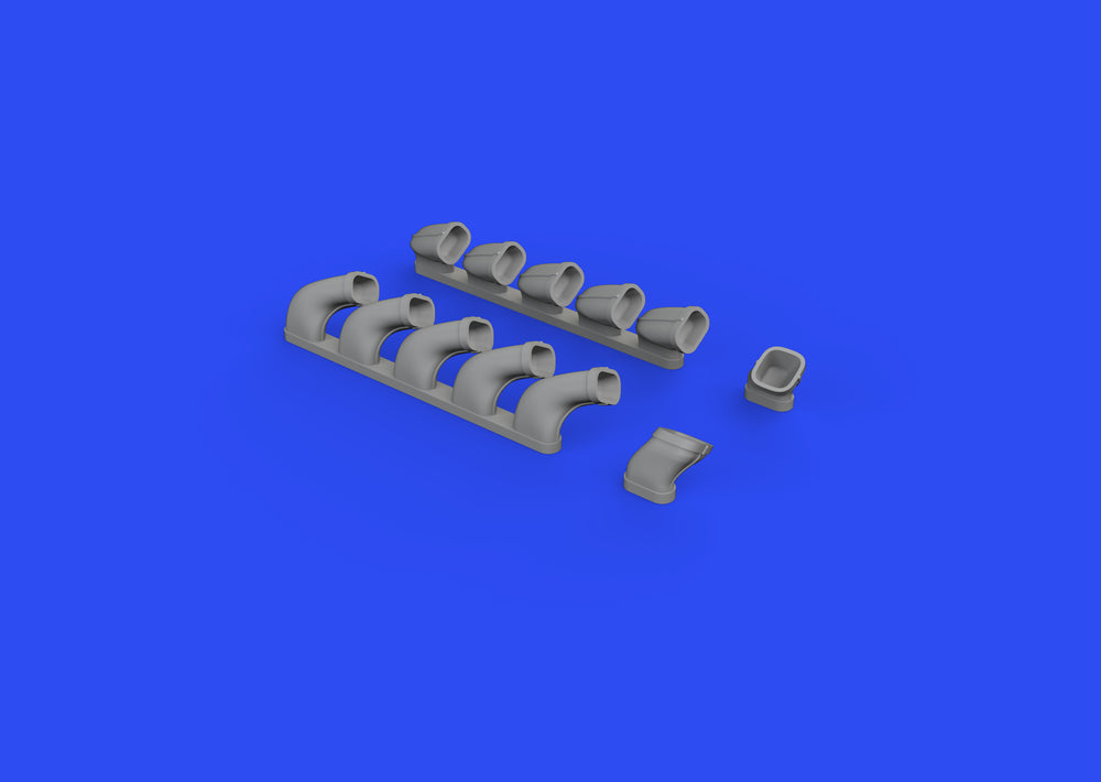 Eduard Brassin ED648618 1:48 Ilyushin Il-2 Stormovik exhaust stacks