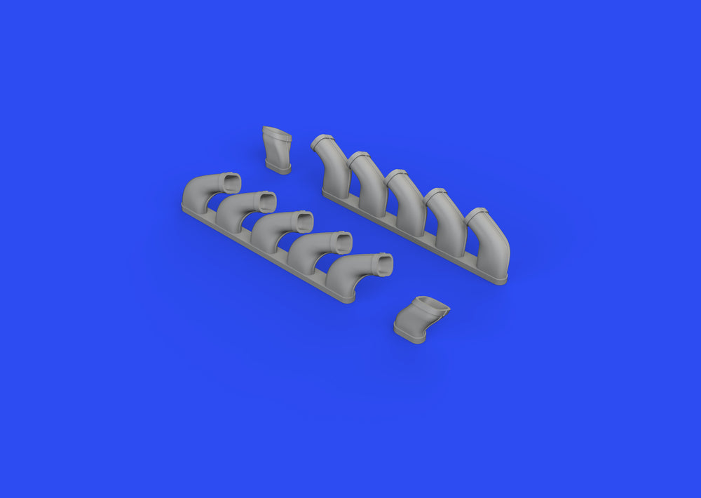 Eduard Brassin ED648618 1:48 Ilyushin Il-2 Stormovik exhaust stacks