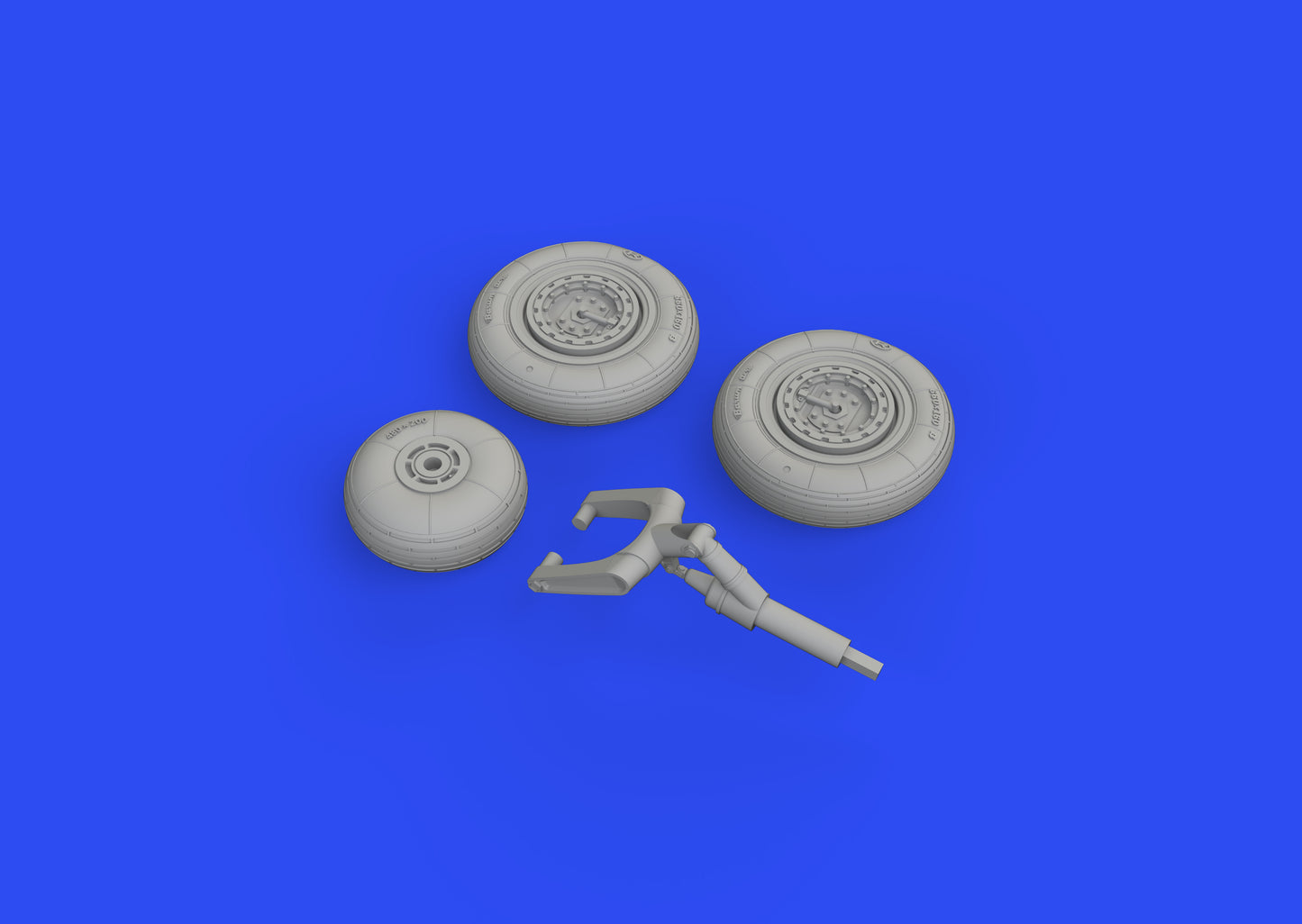 Eduard Brassin ED648622 1:48 Mikoyan MiG-15 wheels with weighted tyre effect