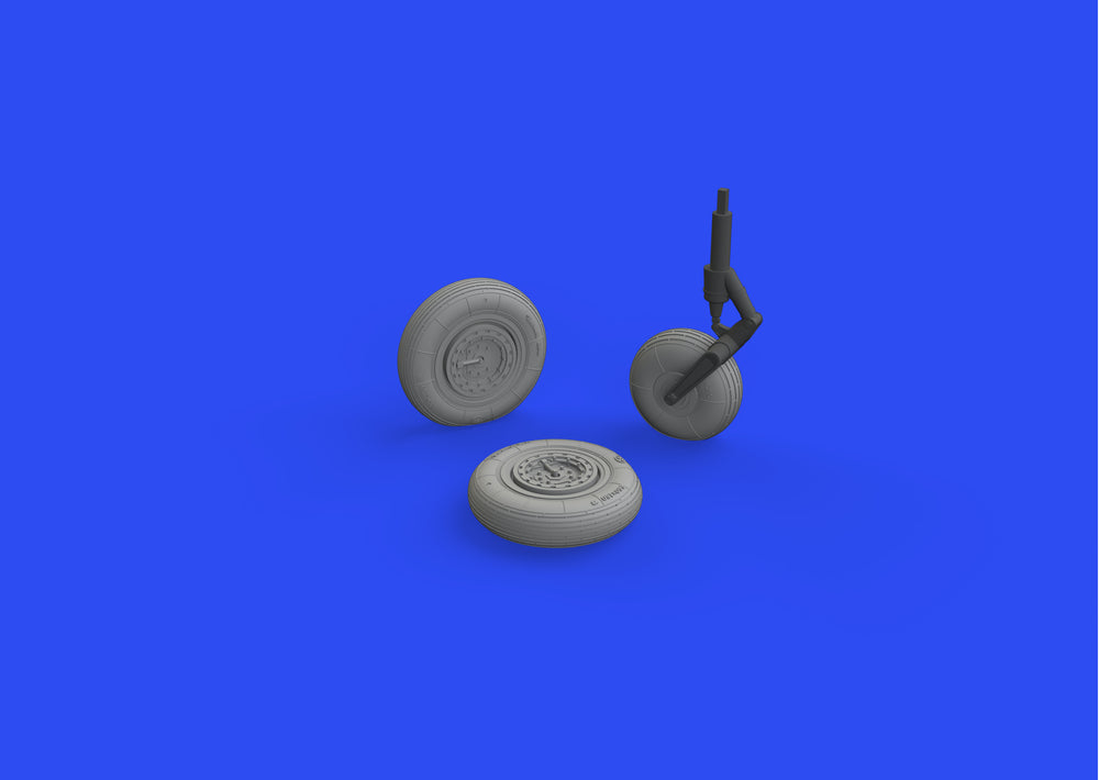 Eduard Brassin ED648622 1:48 Mikoyan MiG-15 wheels with weighted tyre effect