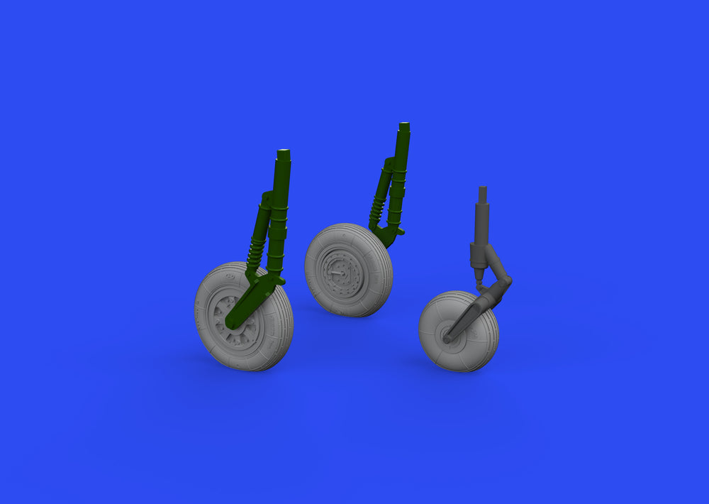 Eduard Brassin ED648622 1:48 Mikoyan MiG-15 wheels with weighted tyre effect