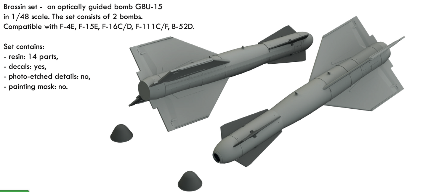 Eduard Brassin ED648624 1:48 GBU-15