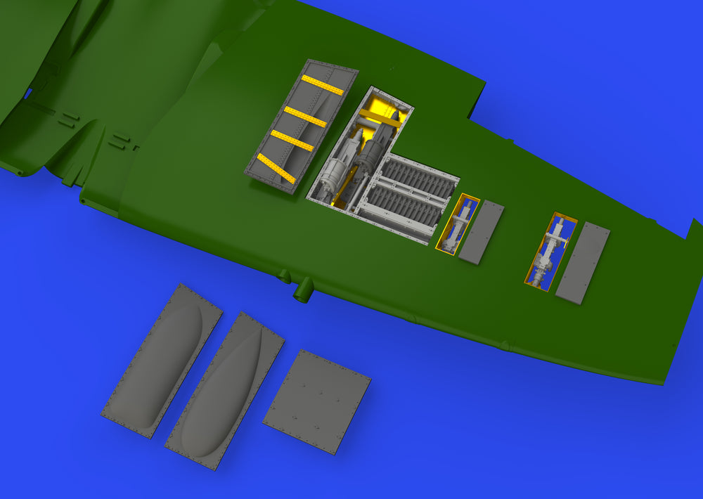 Eduard Brassin ED648666 1:48 Supermarine Spitfire Mk.Vc gun bays
