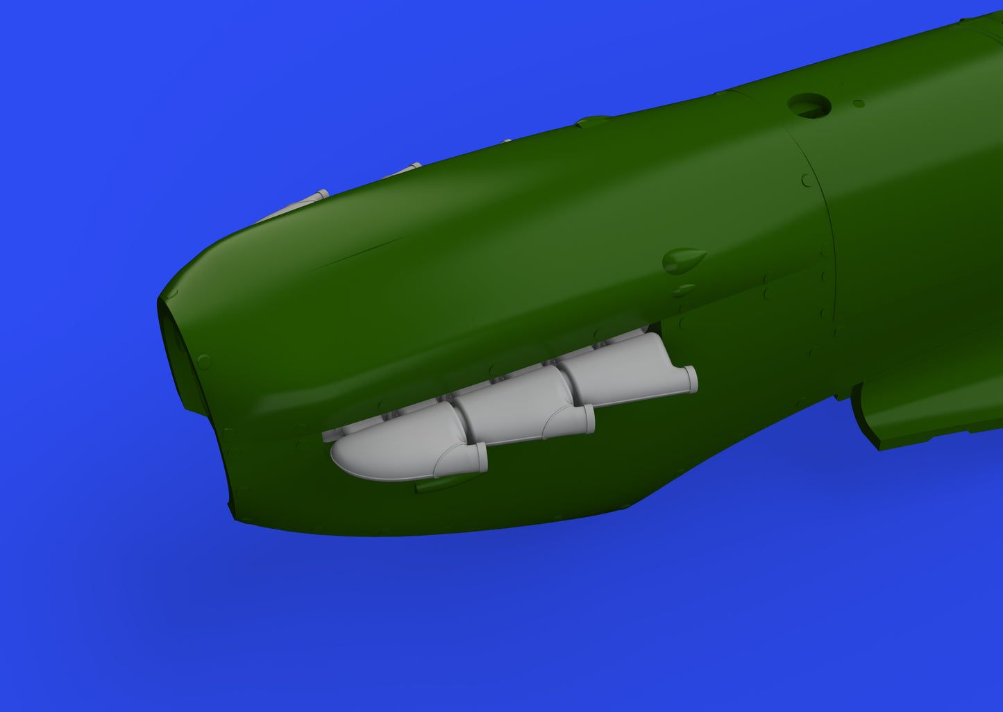 Eduard Brassin ED648667 1:48 Spitfire Mk.V three-stacks exhausts rounded