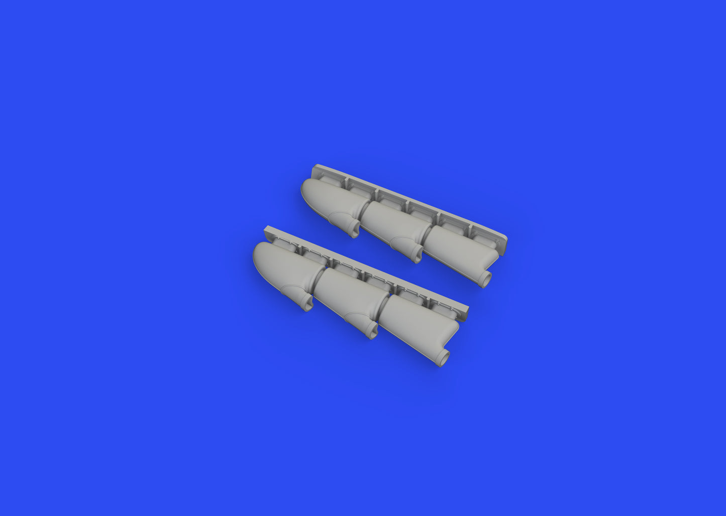 Eduard Brassin ED648667 1:48 Spitfire Mk.V three-stacks exhausts rounded