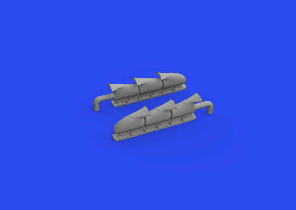Eduard Brassin ED648668 1:48 Spitfire Mk.V three-stacks exhausts fishtail