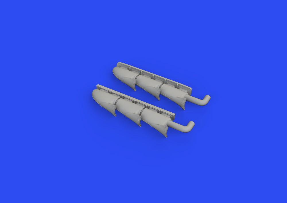 Eduard Brassin ED648668 1:48 Spitfire Mk.V three-stacks exhausts fishtail