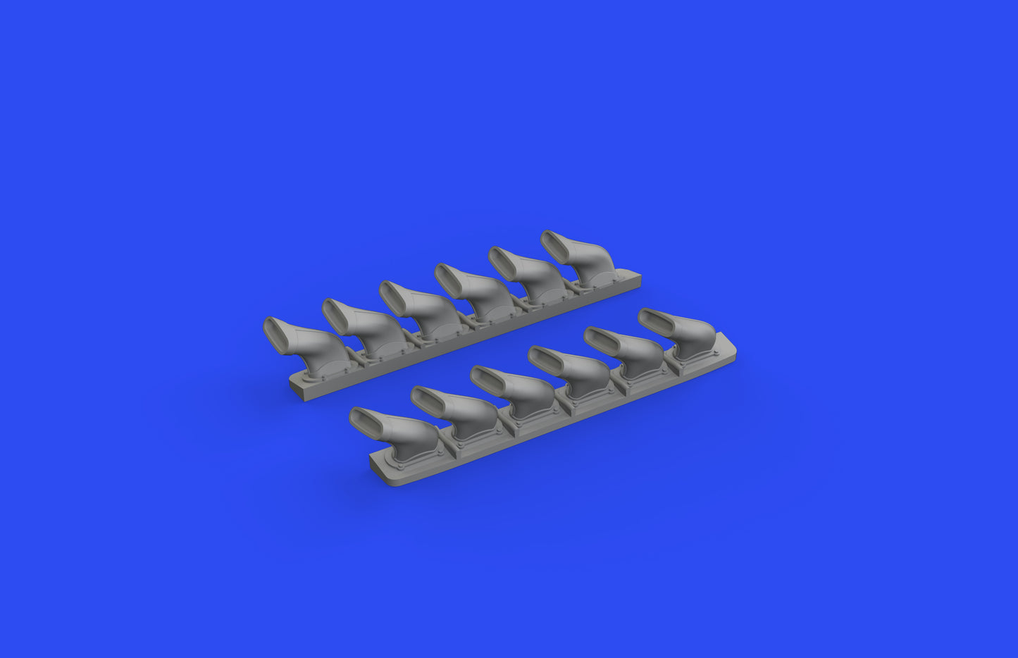 Eduard Brassin ED648669 1:48 Spitfire Mk.V six-stacks exhausts fishtail